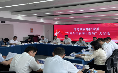 城发集团召开“当龙头作表率开新局”大讨论专题会议